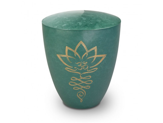 Genesis Gravur Lotusblüte Jade