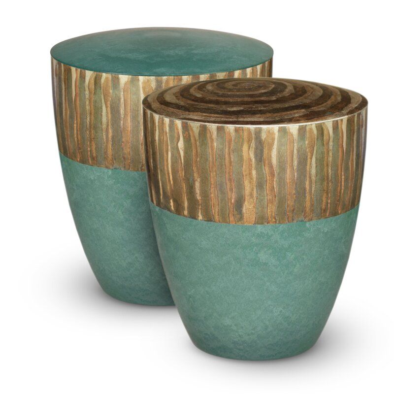 Genesis Jade Design Blattsilber oxidiert