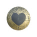 Genesis Silber mit Design Gold Herz