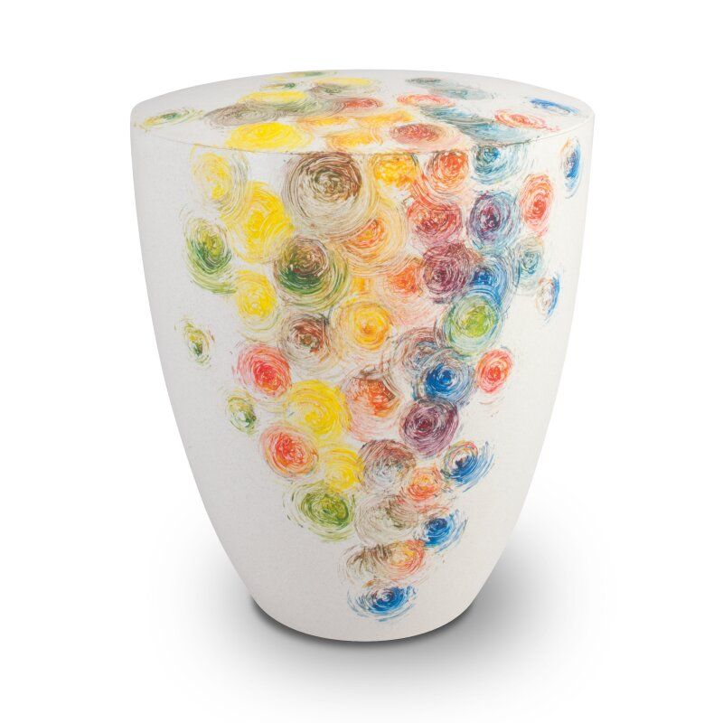 Genesis Weiß Blumenblüten Regenbogen
