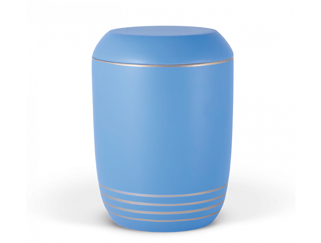 Seeurne, Türkisblau, Zierstreifen