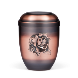 Urne-CUPATAN, Kupfer Rose
