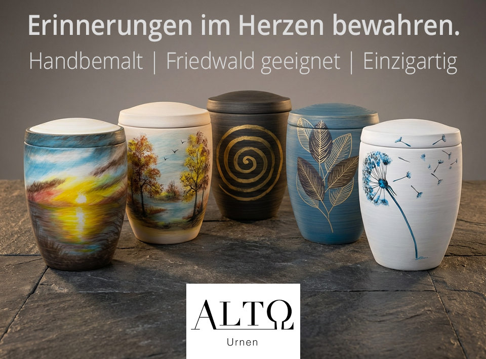 Einzigartige Urnen aus Keramik von Alto