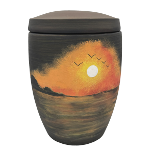 Vögel im Sonnenuntergang