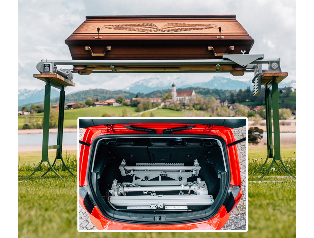 Sargversenker SENKAMAT P4000 Kofferraumvariante