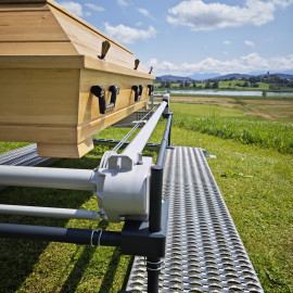 Höhenverstellbarer Unterbau für Senkamat