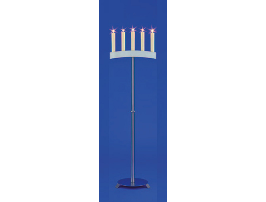 Leuchter, 5-lichtig, höhenverstellbar  Leuchter, 5-lichtig, höhenverstellbar
