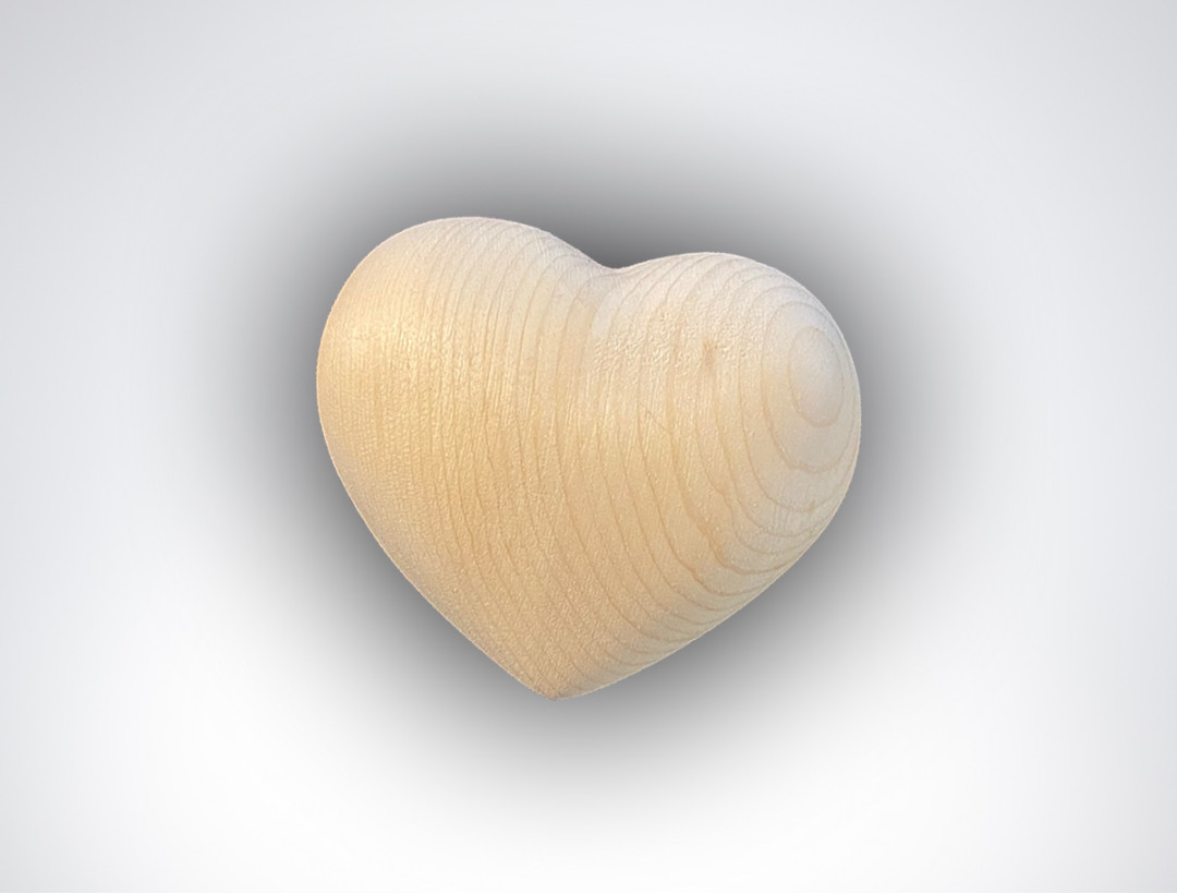 Handschmeichler - Mini-Gedenkurne aus Zirbenholz