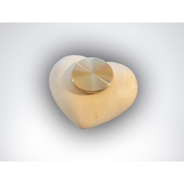 Handschmeichler - Mini-Gedenkurne aus Zirbenholz