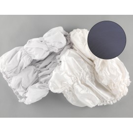 Bespannung Glanzseide blau