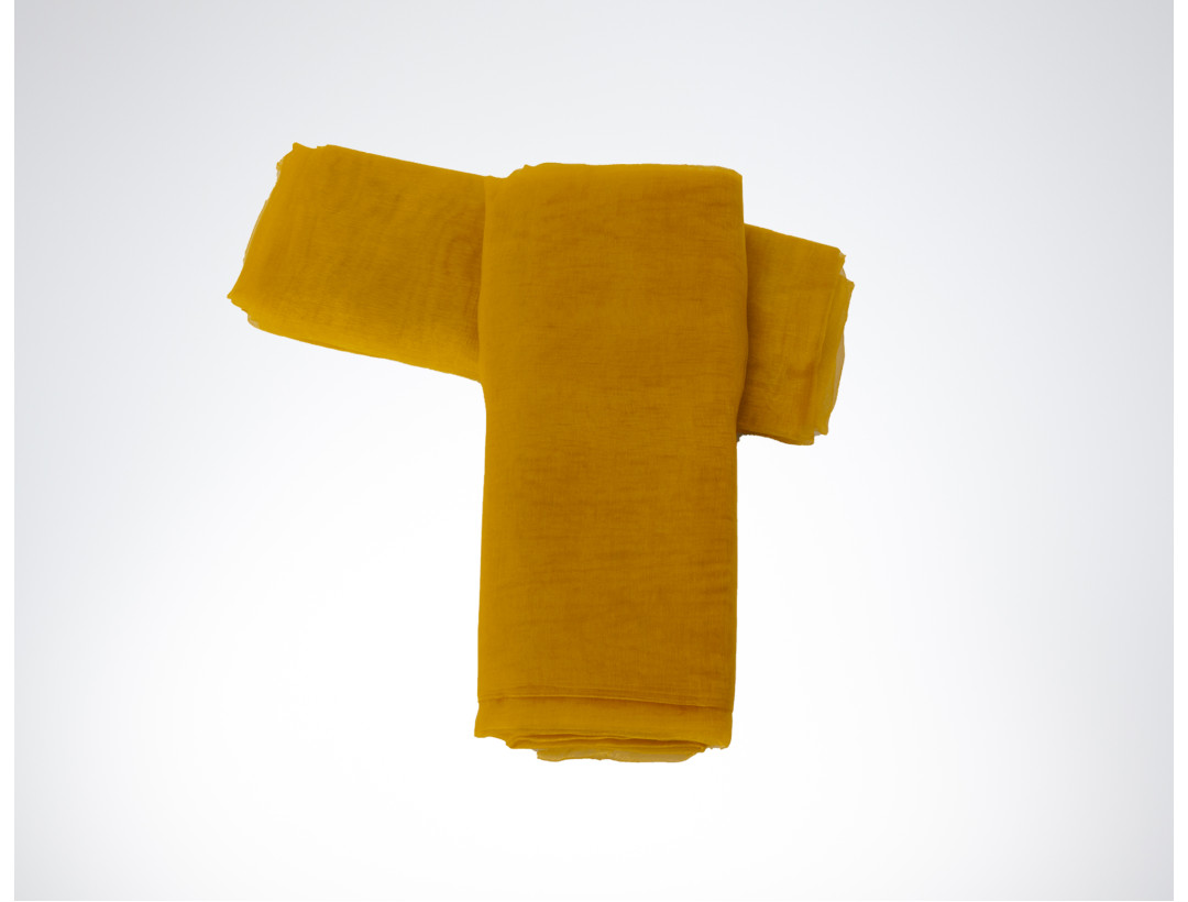 Dekostoffe Organza - Gelb