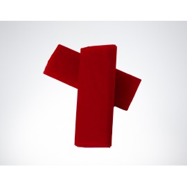 Dekostoffe Organza - Rot