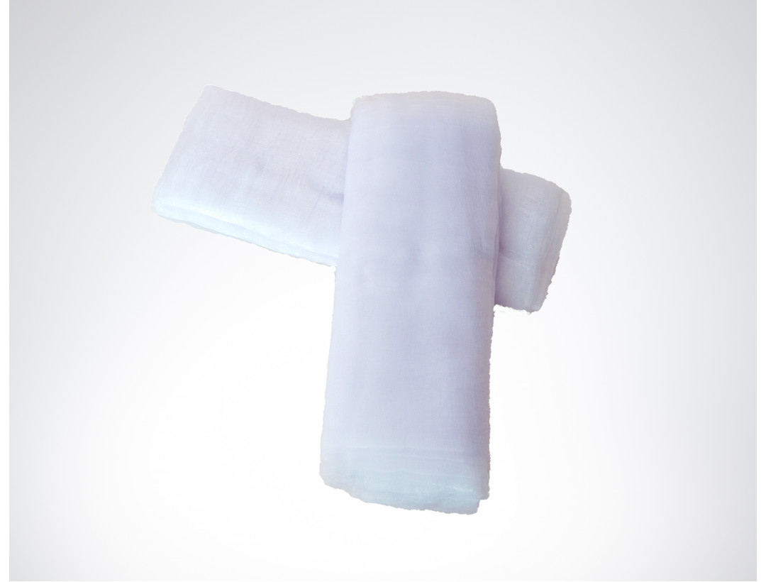 Dekostoffe Organza - Weiß