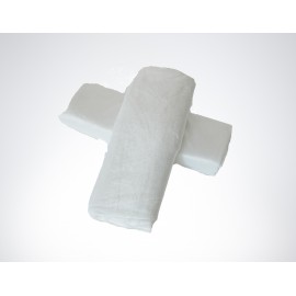 Dekostoffe Pannesamt - Weiß