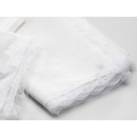 Laken Hemdentuch mit Spitze