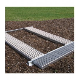 2 Längsroste 2220 x 300 mm, 2 Längsroste 2220 x 120 mm, 2 Traversen 