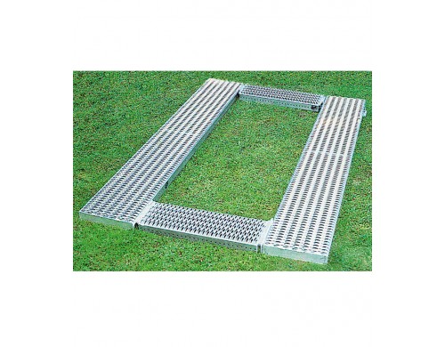 2 Längsroste 300x2800 mm, 2 Querroste 300x900 mm 2 Längsroste 300x2800 mm, 2 Querroste 300x900 mm