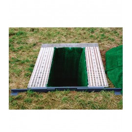 Grabmatten Typ „K“, Satz Nr. 2 mit Haken, 150 cm tief hängend  Grabmatten Typ „K“, Satz Nr. 2 mit Haken, 150 cm tief hängend