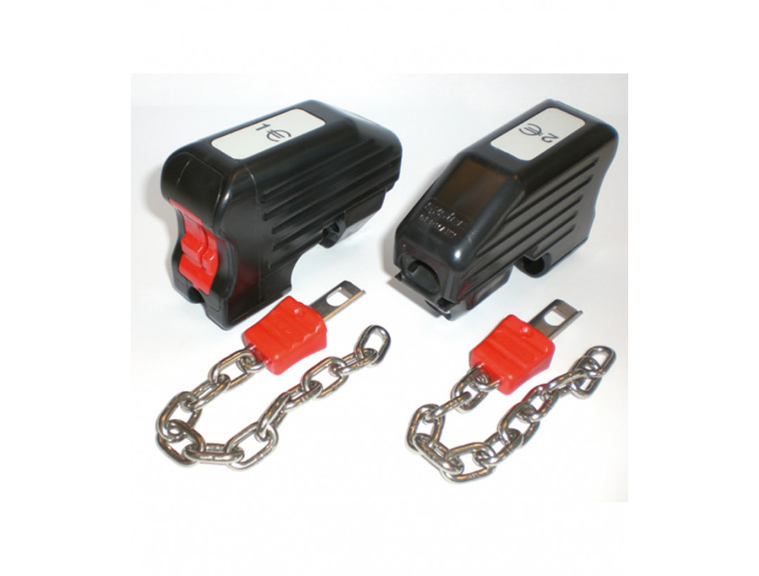 Ersatzschloss mit Kette für Münzschloss 