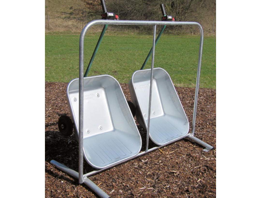 Pfandstation mit 2 Wagen