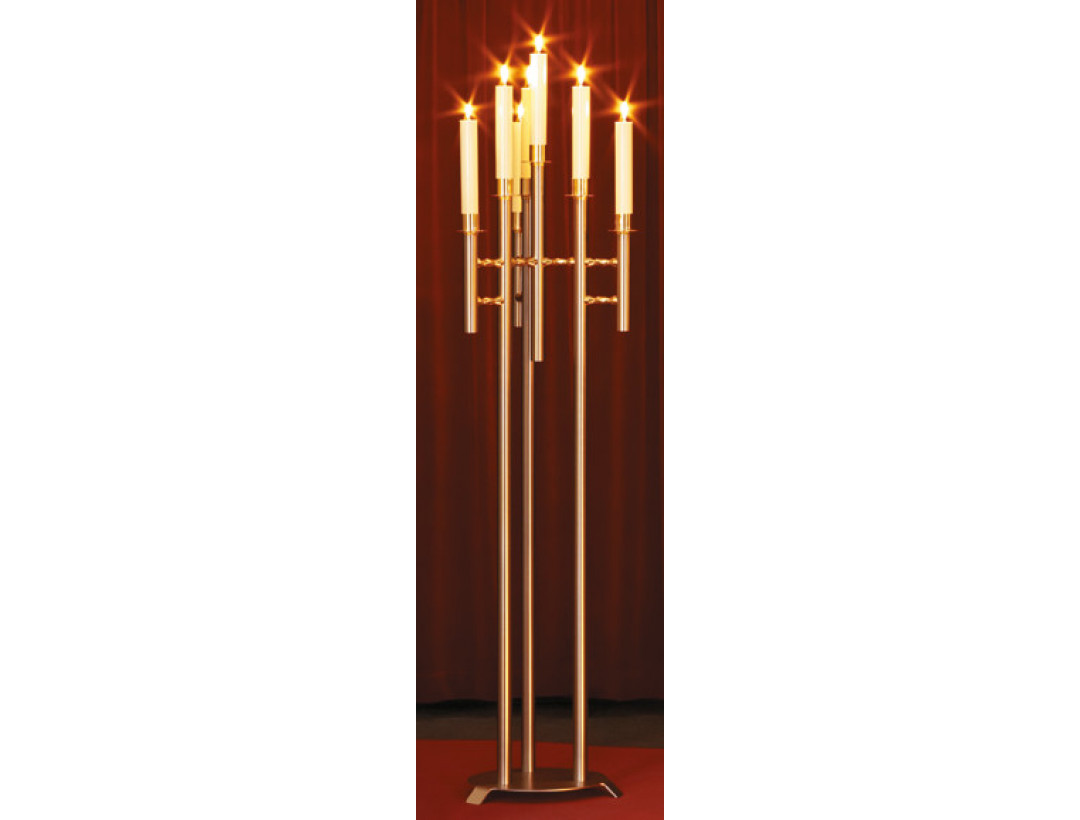 Leuchter, 7-lichtig, links 