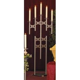 Leuchter, 5-lichtig, höhenverstellbar  Leuchter, 5-lichtig, höhenverstellbar