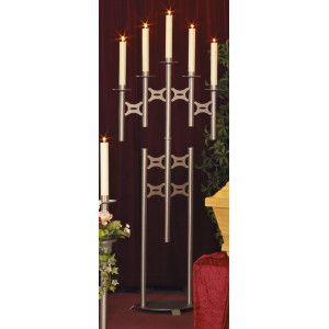 Leuchter, 5-lichtig, höhenverstellbar 