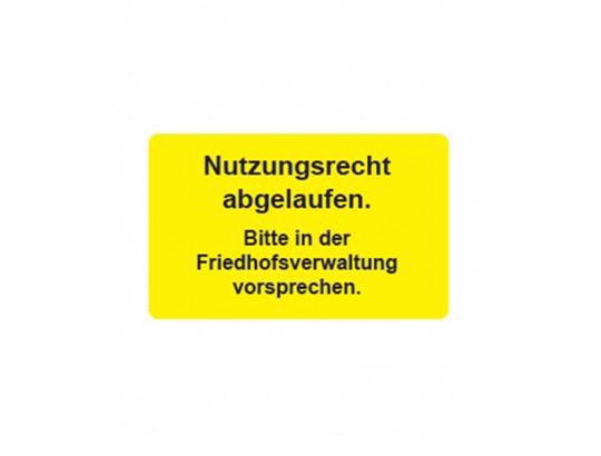 Grabsteinaufkleber
