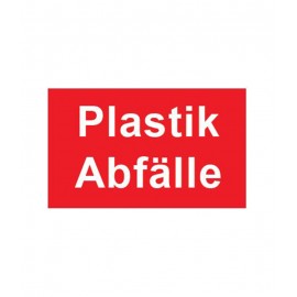 Schild zur Abfalltrennung 