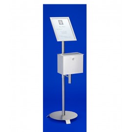 Sterbebildständer DIN A4 mit Kondolenzbriefkasten 