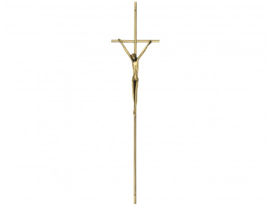 Sargkreuz Altmessing mit Korpus