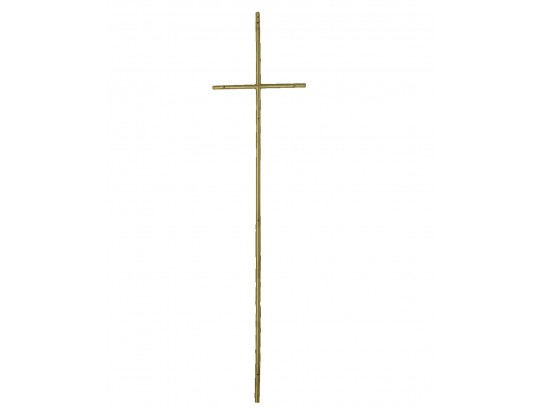 Sargkreuz Metall altmessing