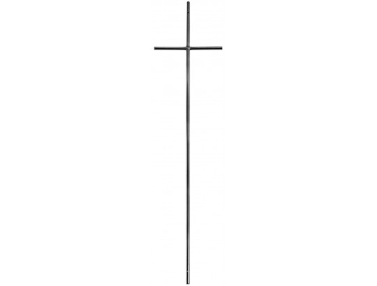 Sargkreuz Metall silber