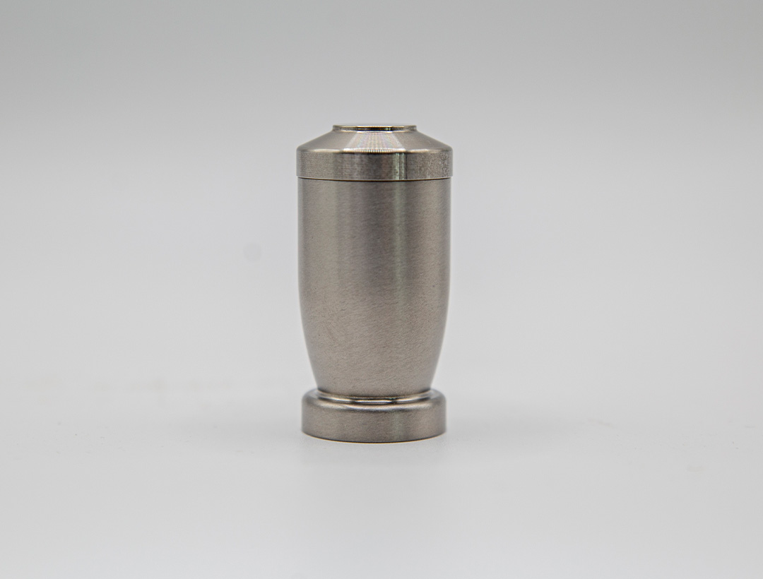 Miniurne aus Edelstahl - blank