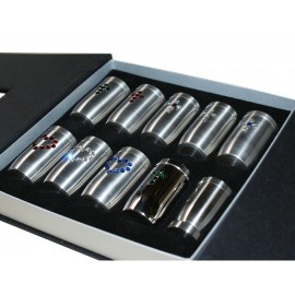 10 Miniurnen in einer Präsentationsbox - Komplettset