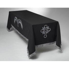 Katafalkdecke, Wolltuch schwarz