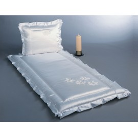 Serge mit Rosenapplikation