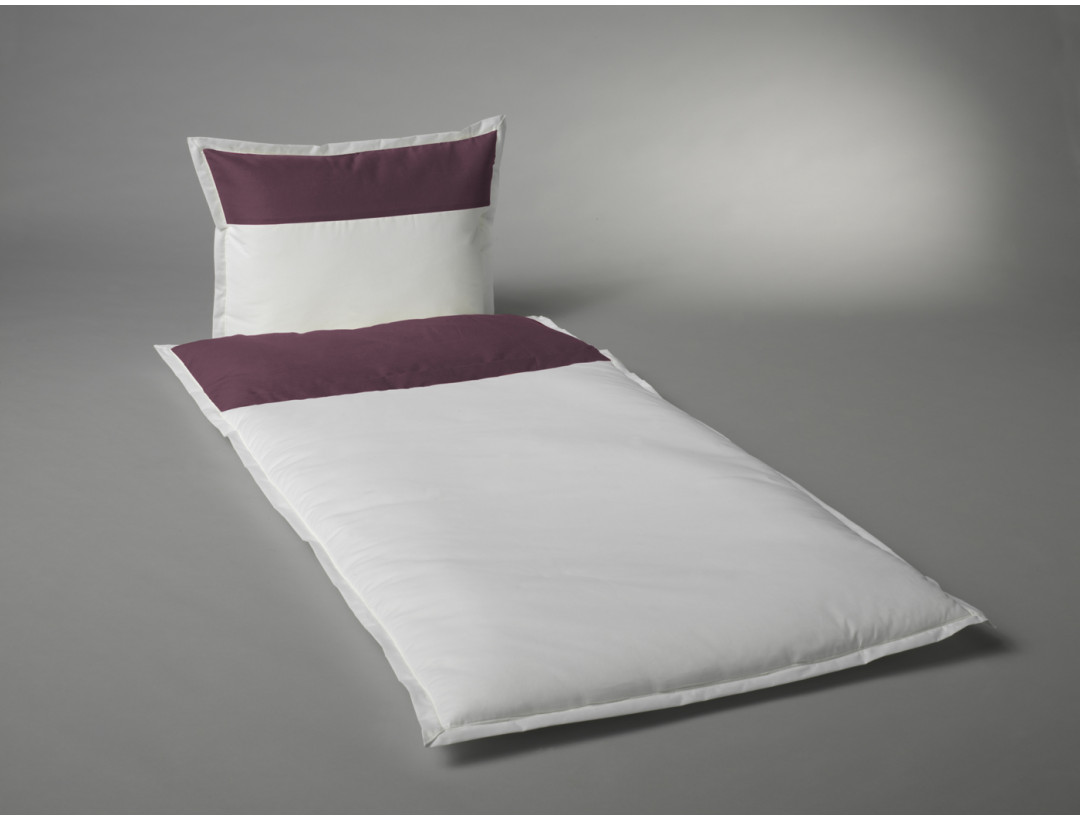 TRENDY weiß/brombeer