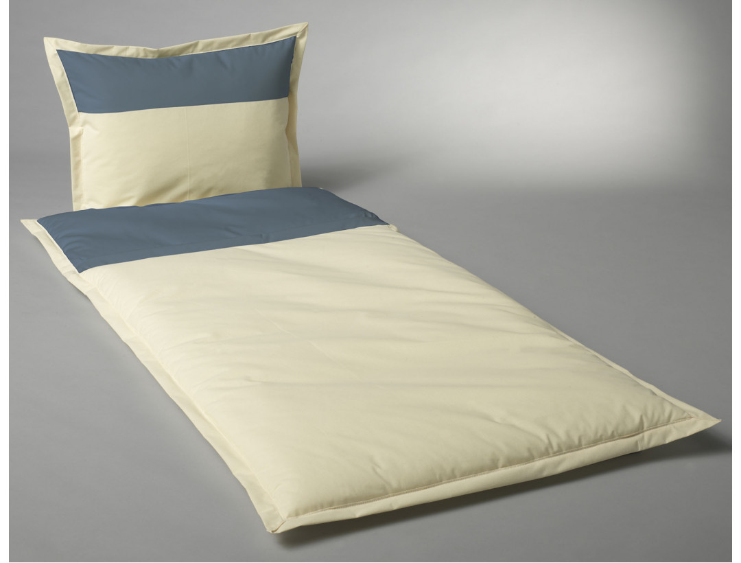 TRENDY creme/graublau