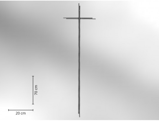 Doppelkreuz silber