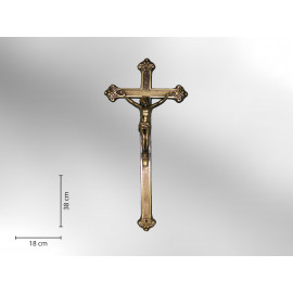 Sargkreuz Kunststoff flämisch, barocke Form
