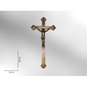 Sargkreuz Kunststoff flämisch, barocke Form