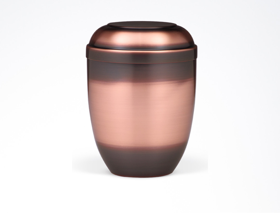 Cupatanurne Altkupfer gefärbt