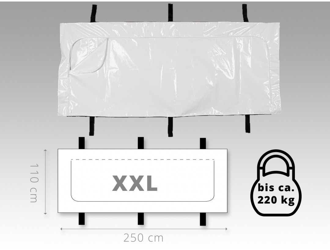 Unfallhülle C - 250 x 110cm mit Tragegurten XXL Unfallhülle C - 250 x 110cm mit Tragegurten XXL
