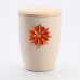Urne Stille Blüte Rot Creme
