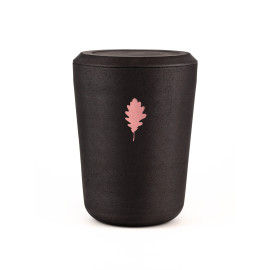 Kohleurne Eichenblatt Rosé