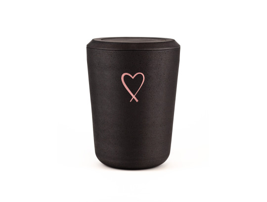 Kohleurne Herz Rosé