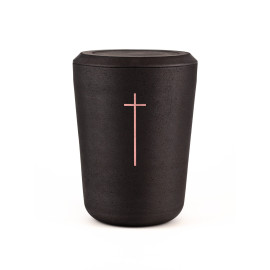 Kohleurne Kreuz, groß Rosé