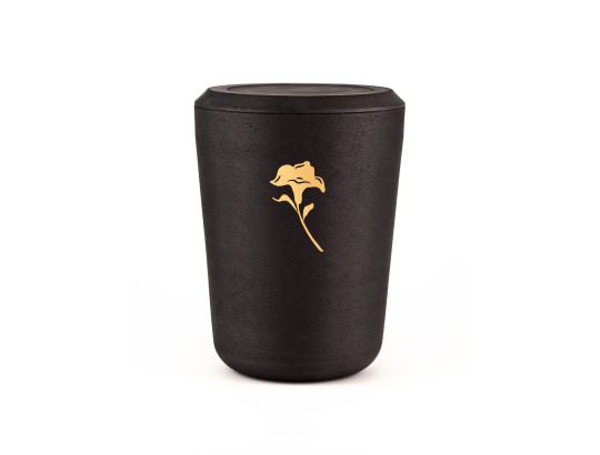 Kohleurne Lilie Gold