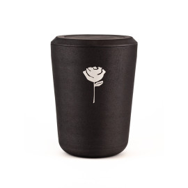 Kohleurne Rose Silber